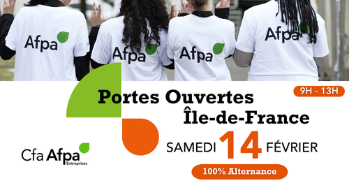 Portes ouvertes en Île-de-France – Spécial Alternance le 14 février 2026 de 9h à 13h